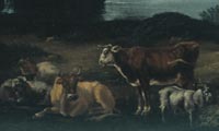Fyodor Matveyev. Paysage avec les bergers. 1778