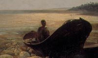 Alexei Savrasov. Silence. Soir sur le Dniepr. 1859